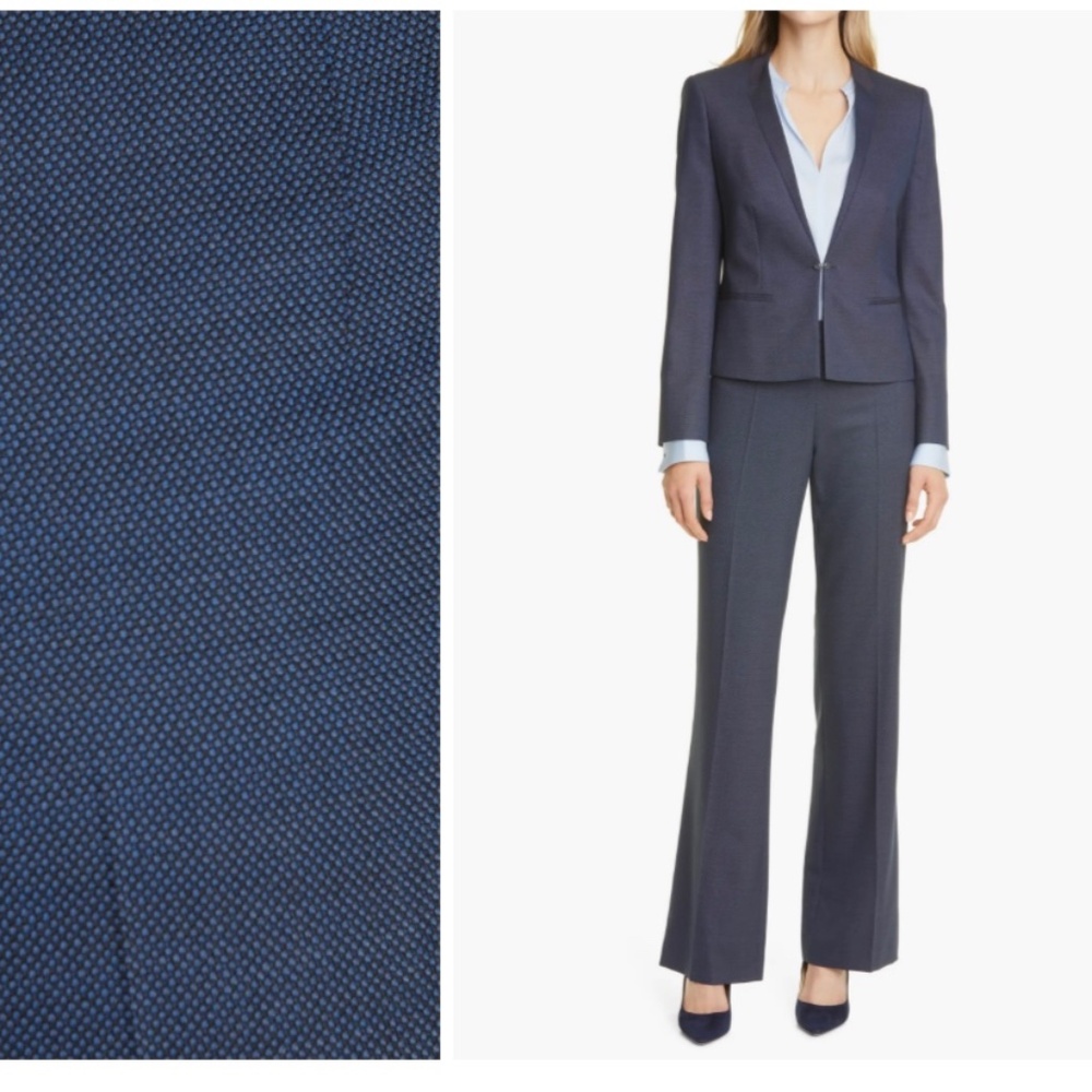 Boss Tulea Stretch Wool Blends Trouser, Size 12